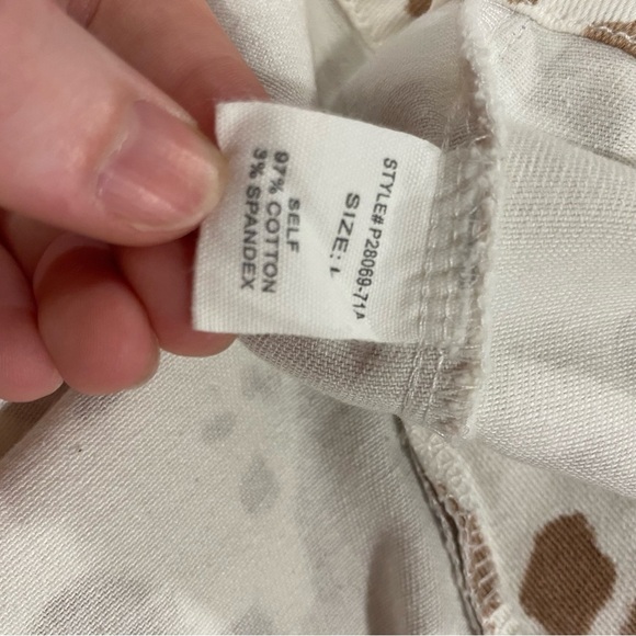 EUC Altar'd State Cow Print Flare Pants, L - Picture 8 of 8